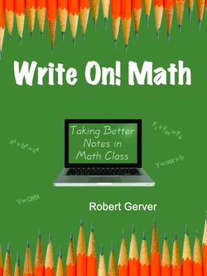 cover image of WRITE ON! MATH
